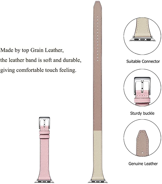 Double Loop - Pink/IvoryWhite